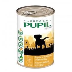 PUPIL PREMIUM JUNIOR BOGATA W KURCZAKA Z WOŁOWINĄ 415G